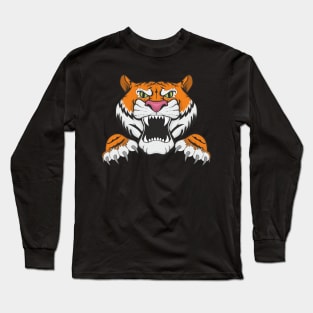 The head and claws of the Amur tiger Long Sleeve T-Shirt